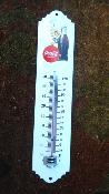 Thermomtre maill publicitaire Vintage 30 cm Coca Cola: thermomtre mail brocante