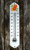 Thermomtre Vintage dco oranges maill: thermomtre mail extrieur