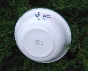 Plat  émaillé saladier déco Provence lavande vaisselle émaillée 26 cm