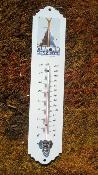 Thermomtre maill dcoratif vintage Chamonix t hiver 30 cm