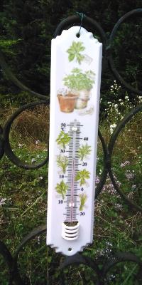Thermomètre extérieur décoratif Senteurs de Provence premier prix Mélamine 30 cm