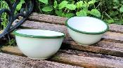 Bol mail vert ple, lot de 2, vaisselle maille mail et cetera