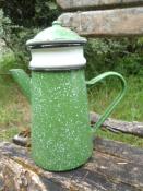 Cafetire-filtre maille Vintage Vert Mouchet mail traditionnel