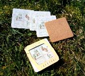 4 sous-verres dco jardin, ide cuisine dco pratique utile et bon march