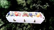 Porte cls mural Vintage maill fruits porte torchons cuisine