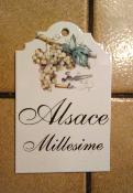 plaque mail vritable dco raisin vin Alsace idale  la cave