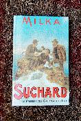 Magnet maill Milka Suchard: plaque maille ancienne Pub aimante