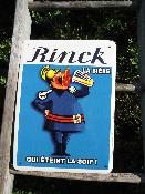 Plaque maille Bire Rinck numrote qualit made in France