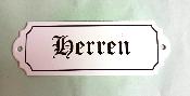 Plaque toilettes maille Herren Messieurs made in France