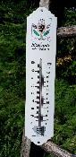 Thermomtre extrieur maill vintage Brocante Saint Felix 30 cm