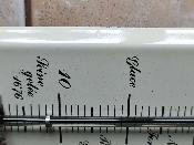 Grand thermomètre vintage décoratif émaillé fruits 50 cm idéal au jardin Arémail Emalia