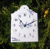 Horloge maille Vintage dcoration Provence Lavande