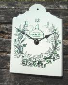 Horloge plaque émaillée publicitaire Vintage bière Brasserie Haacht