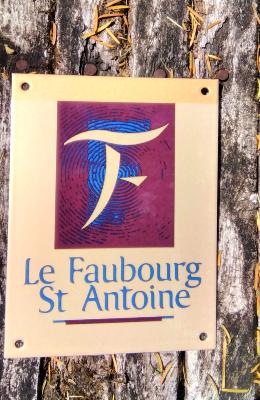 Plaque émaillée Paris Faubourg Saint Antoine parfait état
