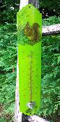 Thermomtre mtal maill dco cureuil jardin Maison