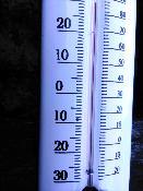 Thermomètre émaillé blanc classique thermomètre extérieur intérieur 25 cm