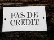Plaque maille Pas de Crdit plaque mail blanc  l'ancienne dcorative 