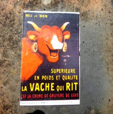 MAGNET EMAIL PUBLICITAIRE ANCIENNES MARQUES  Vache qui Rit Fabriqué en France