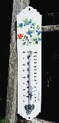 Thermomtre mural maill dco baies rouges 30 cm