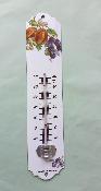 Thermomtre extrieur dcoratif maill Fruits 25 cm