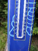 Thermomètre publicitaire émaillé Pneus Michelin Bibendum pièce rare 35 cm