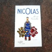 Magnet mail Vins Nicolas: plaque maille ancienne publicit