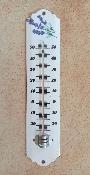 Thermomètre extérieur émaillé Jardin Lavande déco Provence 25 cm