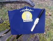 Ardoise maille mmo bleu Pneus Michelin Bibendum tableau maill