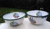Saladiers maills bols cuisine dco vintage vaisselle maille mail et cetera