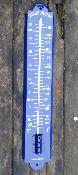 Grand thermomtre mail bleu extrieur dcoratif idal au jardin 50 cm
