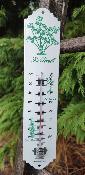 Thermom�tre �maill� d�co de jardin ext�rieur int�rieur Persil 30 cm