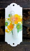 Sablier deco vintage fleurs capucines maill, accessoire dco cuisine