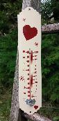 Thermomtre dco maill COEUR Armail Emalia: thermomtre mail extrieur
