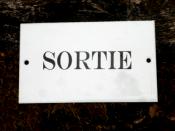 Plaque maille Sortie plaque de porte signaltique mail blanc traditionnel