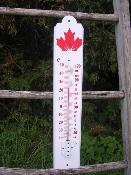 Thermomtre maill extrieur Feuille d'Erable Canada, thermomtre mail -45C +50C