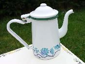 Cafetière émaillée 3/4 L coquillages utile et décorative made in France