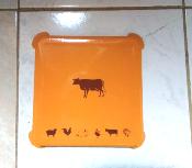 Dessous de plat maill animaux de la ferme accessoire dco cuisine