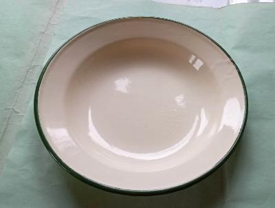 Assiette émaillée ivoire vaisselle émaillée incassable exclusivité