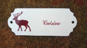 Plaque maille cuisine vintage dco montagne cerf: cuisine mail et cetera