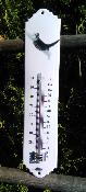 Thermomtre mtal maill extrieur Chat 30 cm: thermomtre mail dcoratif 