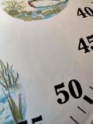 Thermomètre émaillé rond bombé canards thermomètre à aiguille