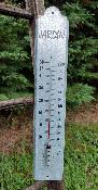 Grand thermomtre extrieur mtal zinc galva Jardin Armail Emalia 50 cm