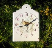 Horloge maille Vintage gibier bcasse, ide cuisine dco made in France