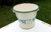 Petit seau émaillé déco vintage idée cuisine déco vaisselle émaillée