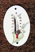 Petit thermomtre maill Provence dco Lavande olive noire