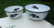 2 plats maills Olives noires grandes assiettes mailles cuisine mail et cetera