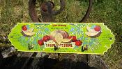 Accroche torchon plaque maille ancienne publicit Soupe Paysanne