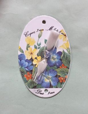 La cuisine émaillée: sablier mural émaillé déco vintage fleurs émail véritable