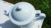 Cafetière émaillée olive noire Provence déco émail traditionnel