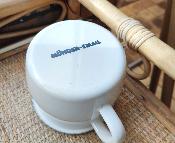 Pot verseur émail blanc: vaisselle émaillée grande qualité Münder émail